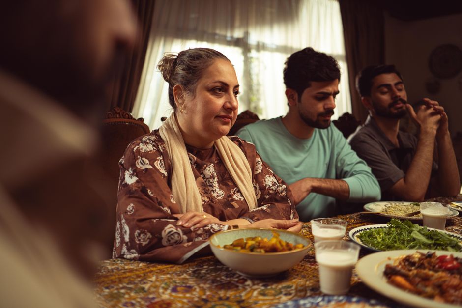 Pakistani family gathering